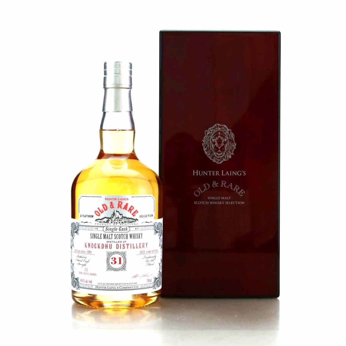 Knockdhu 1991 Hunter Laing 31 Year Old / Old and Rare