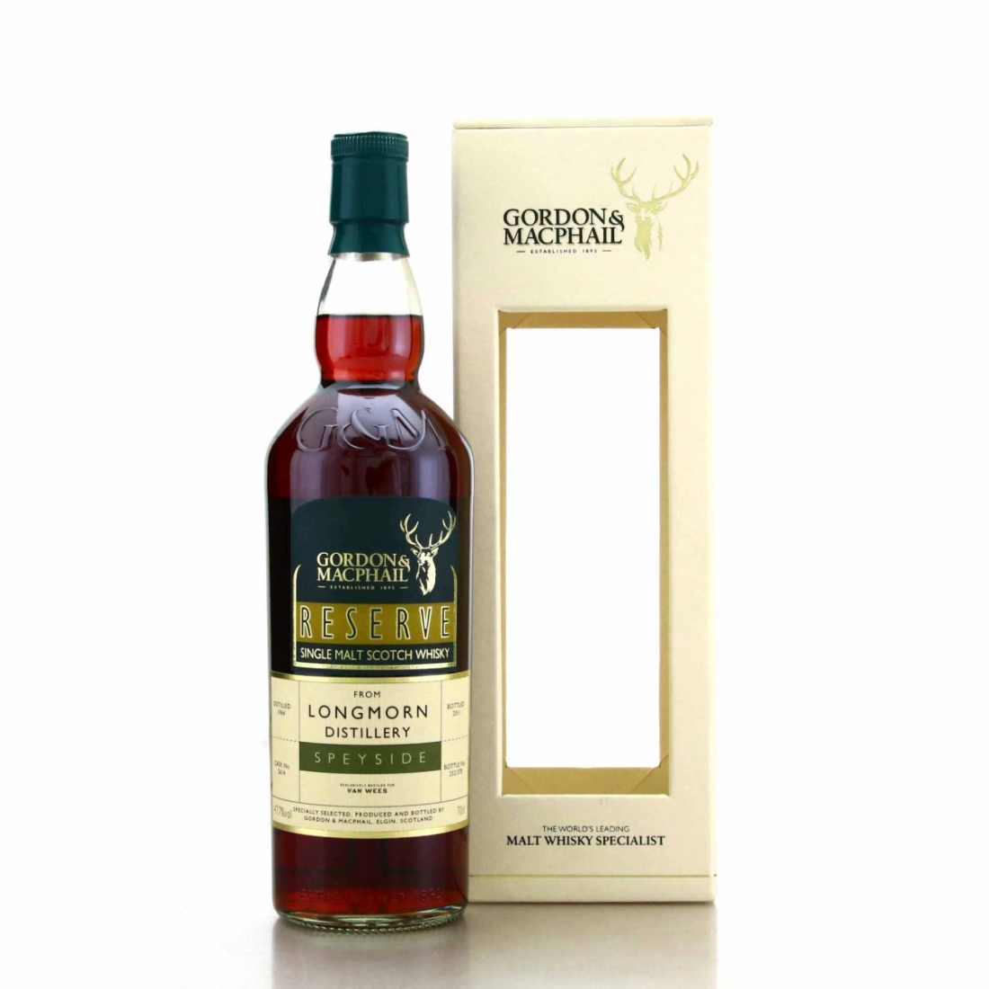 Longmorn 1964 Gordon and MacPhail Reserve / Van Wees