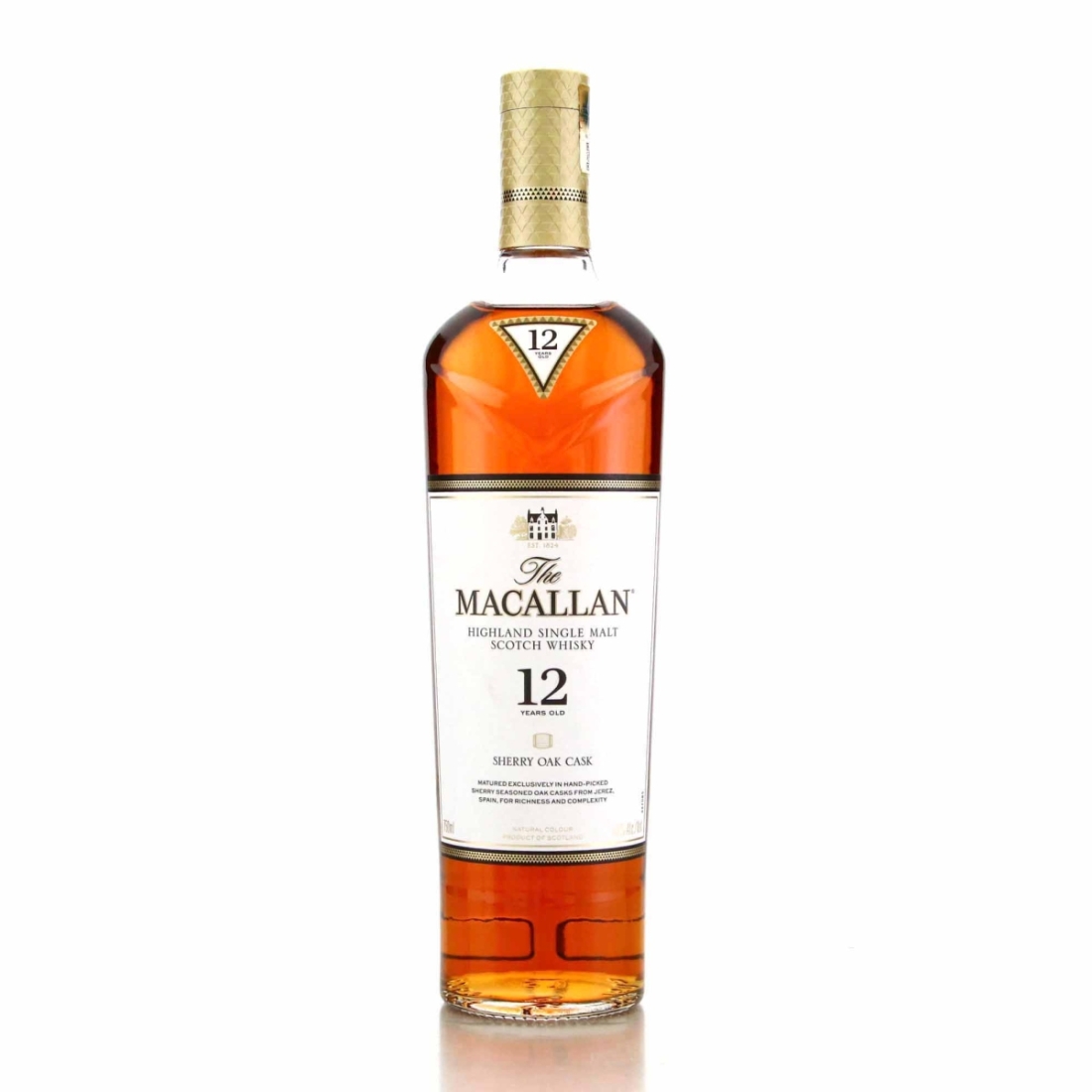Macallan 12 Year Old Sherry Oak 75cl / US Import
