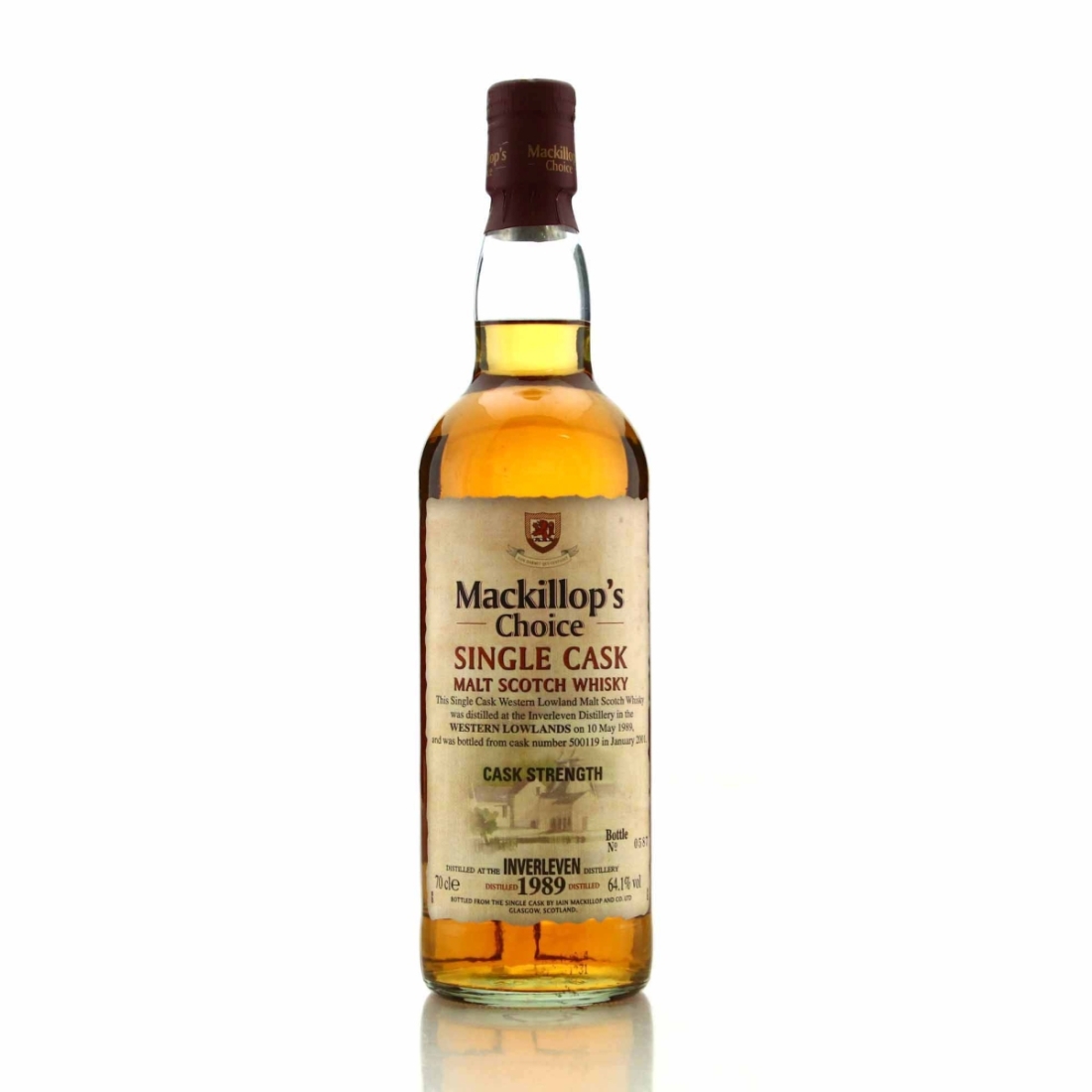 Inverleven 1989 Mackillop's Choice Cask Strength