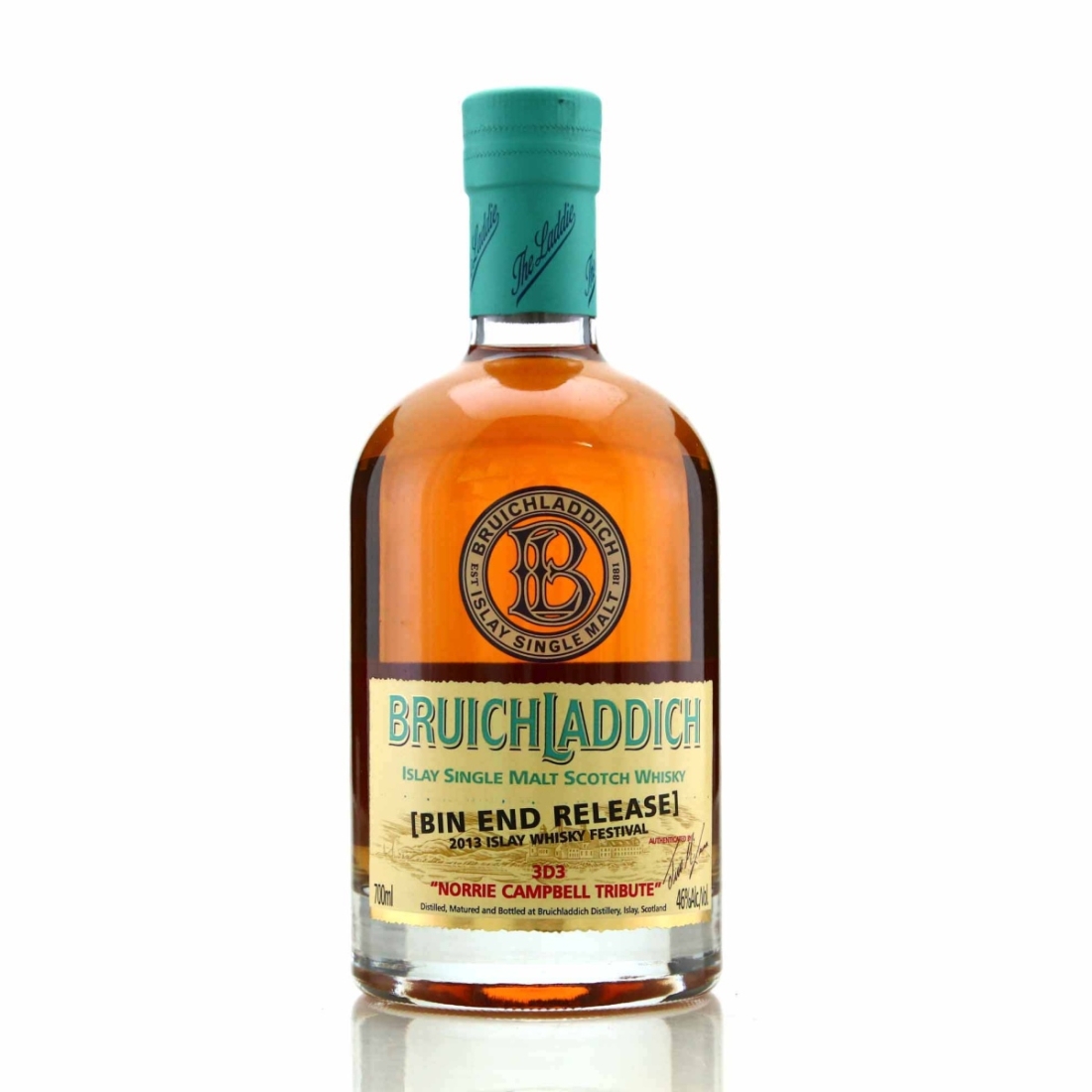 Bruichladdich 3D3 Norrie Campbell Tribute / Feis Ile 2013 - Bin End Release