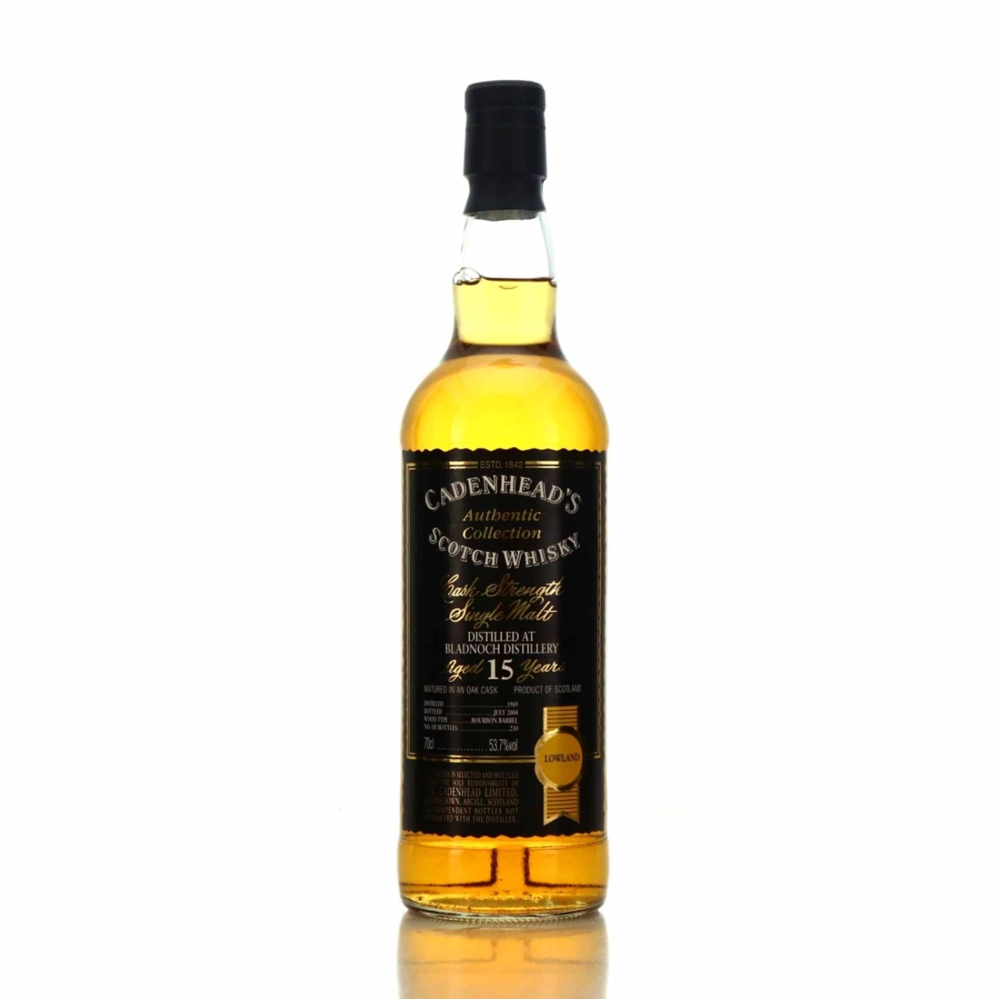 Bladnoch 1989 Cadenhead's 15 Year Old