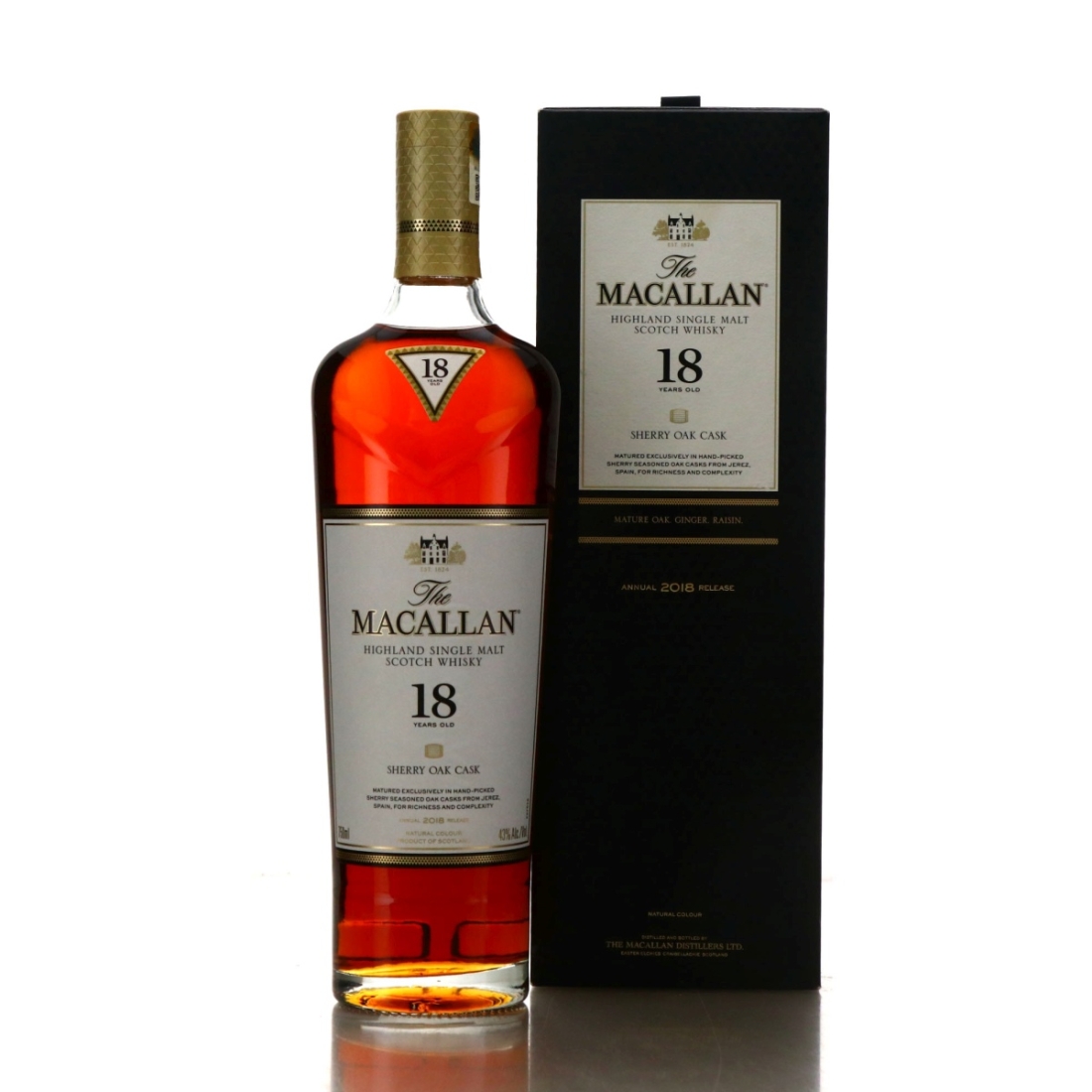 Macallan 18 Year Old 2018 Release 75cl / US Import