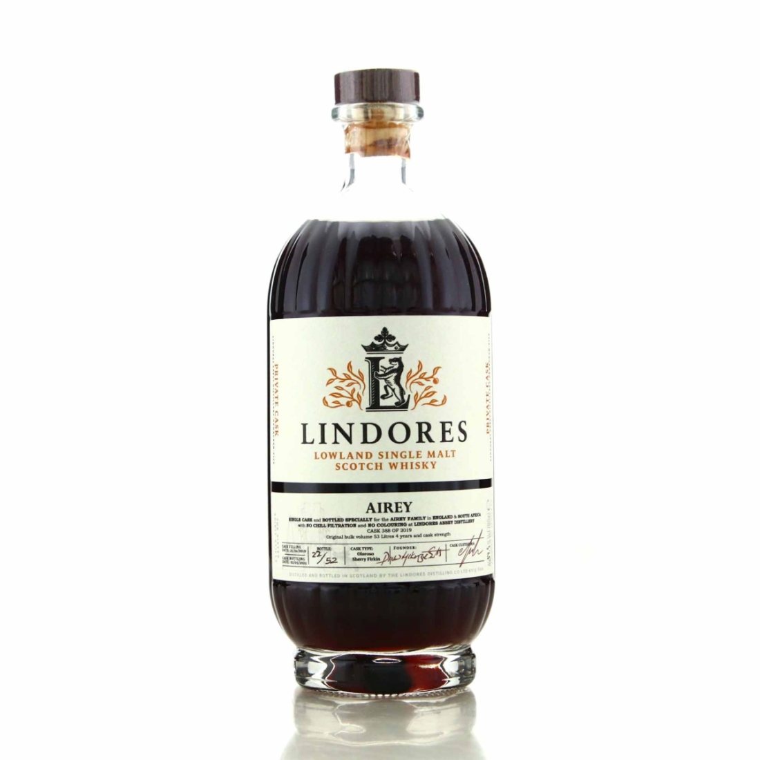 Lindores 2019 Private Sherry Cask #388 / Airey