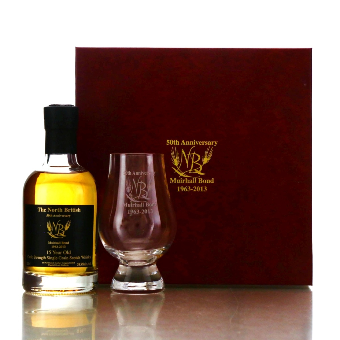North British 15 Year Old  20cl / 50th Anniversary of Muirhall Bond