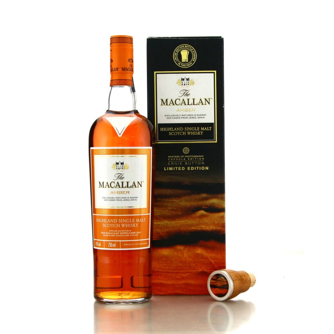 Macallan Amber Ernie Button Limited Edition 75cl