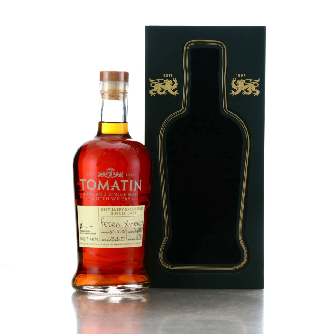 Tomatin 2001 Single PX Cask #34880 / Distillery Shop