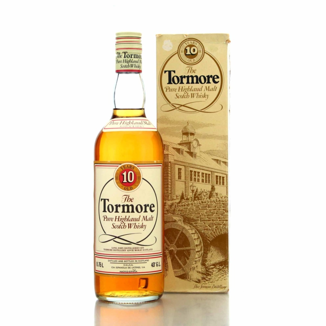 Tormore 10 Year Old 1980s / CELSA Import