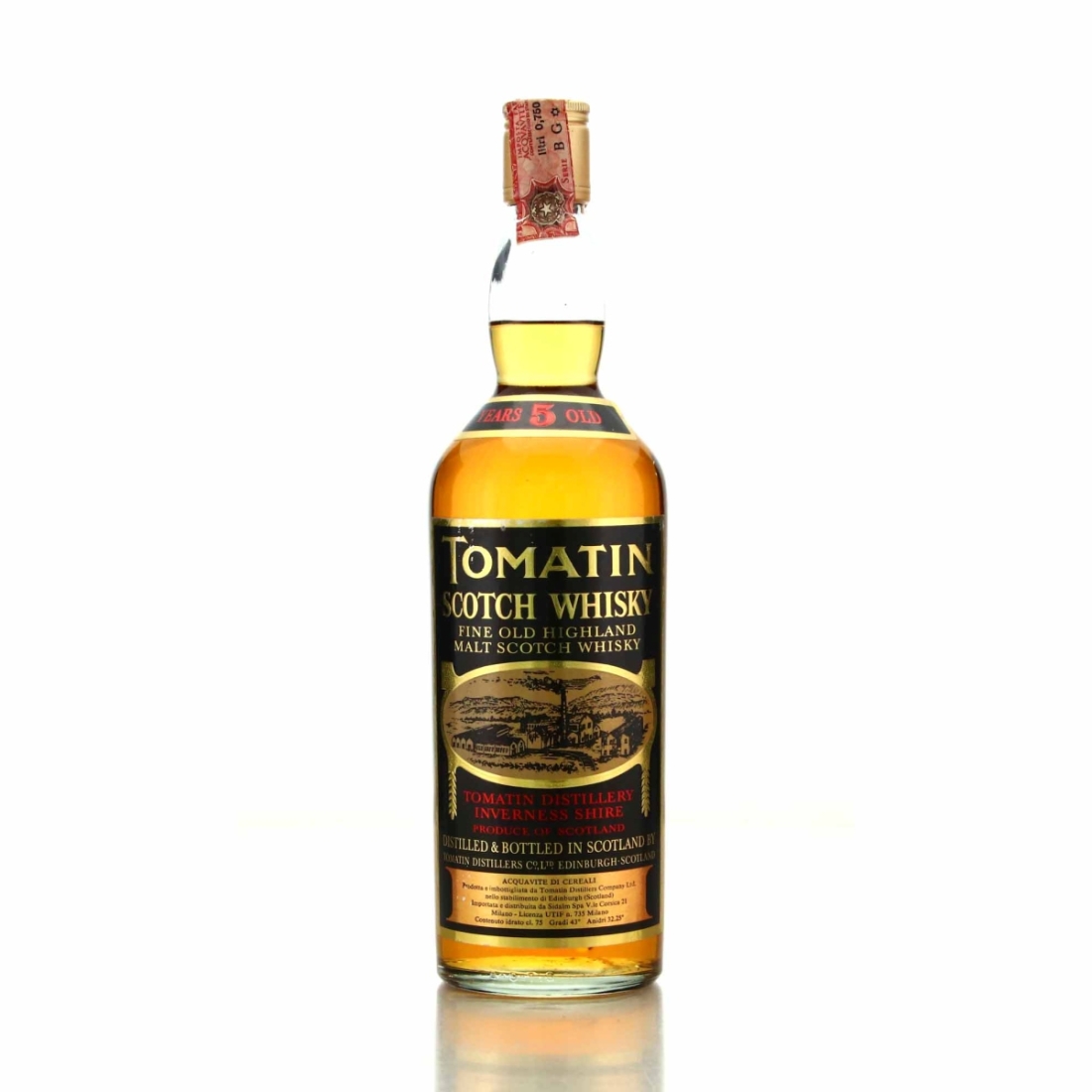 Tomatin 5 Year Old 1980s / Sidalm Import