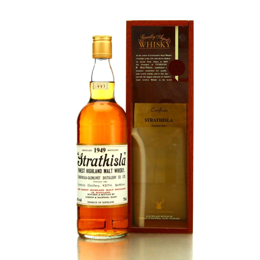 Strathisla 1949 Gordon and MacPhail bottled 1997