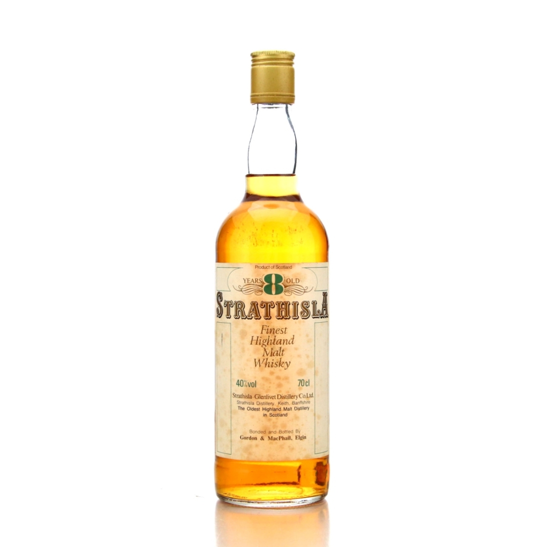 Strathisla 8 Year Old Gordon and MacPhail 1990s