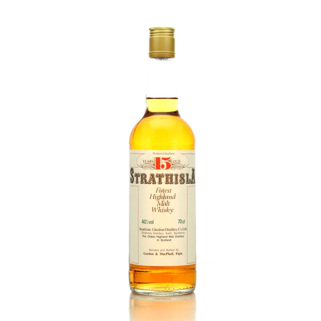 Image for Strathisla 15 Year Old Gordon and MacPhail 1990s