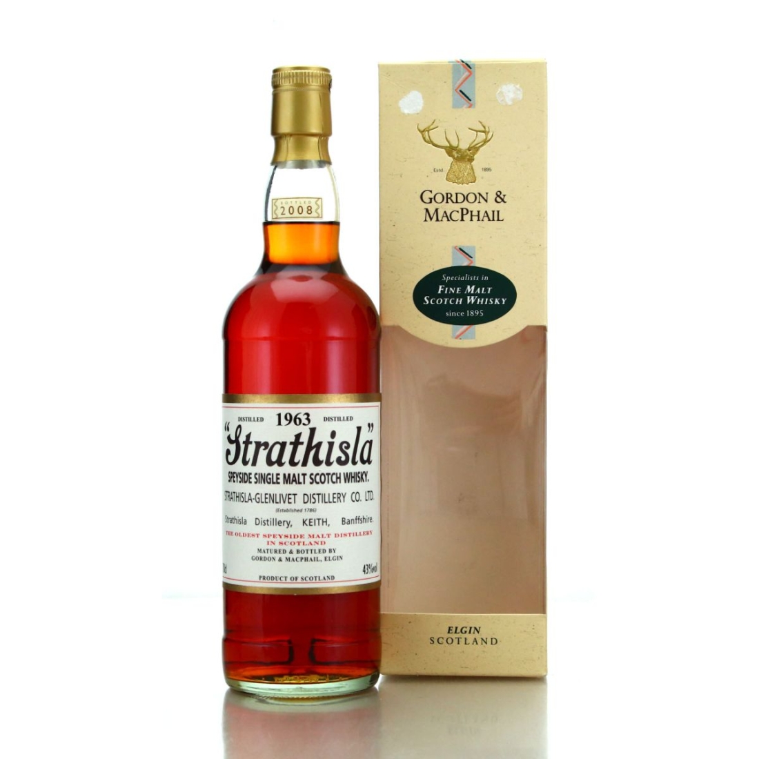 Strathisla 1963 Gordon and MacPhail bottled 2008