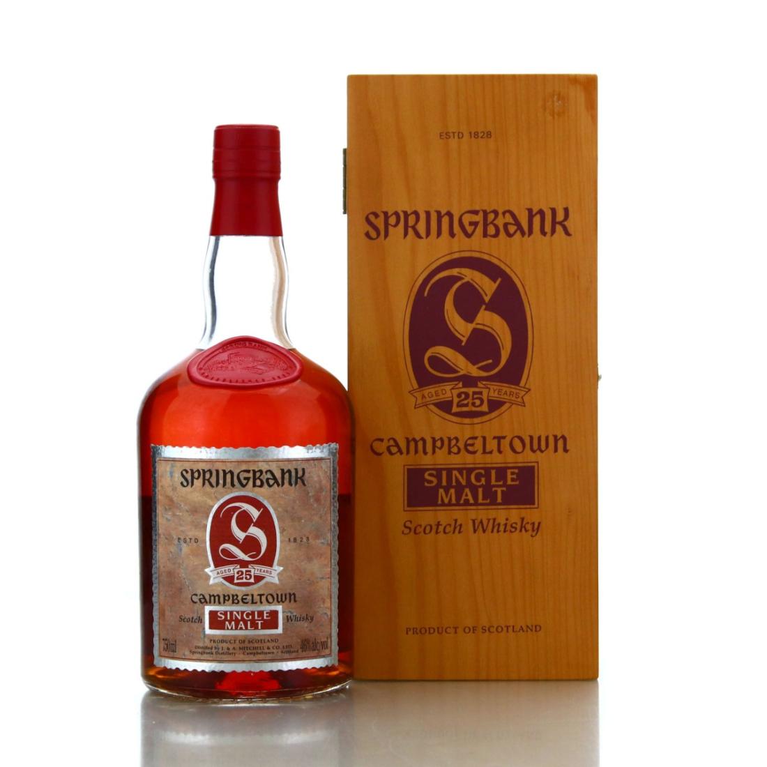 Springbank 25 Year Old 75cl 1990s / US Import