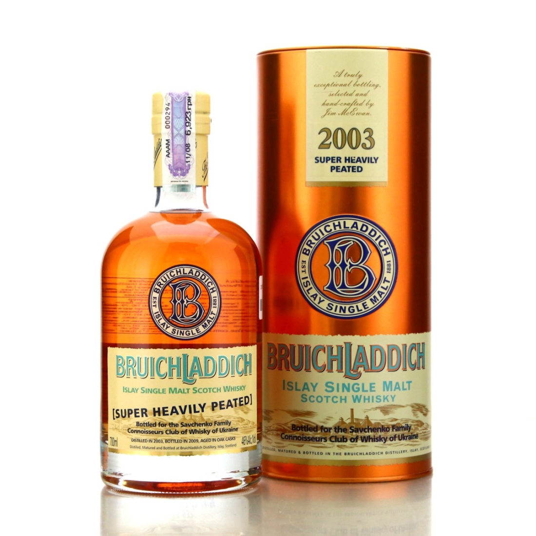Bruichladdich 2003 Super Heavily Peated / Savchenko Family