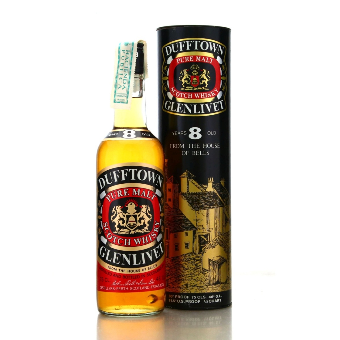 Dufftown 8 Year Old 1970s / Export