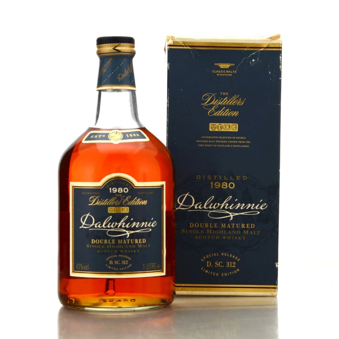 Dalwhinnie 1980 Distillers Edition D.SC.312 1 Litre / Inaugural Release