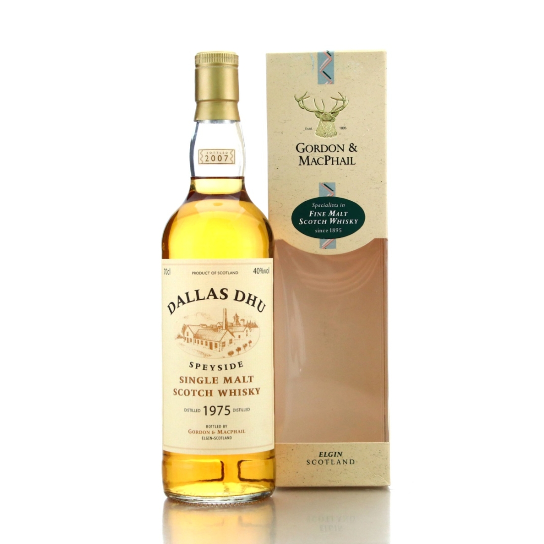 Dallas Dhu 1975 Gordon and MacPhail bottled 2007