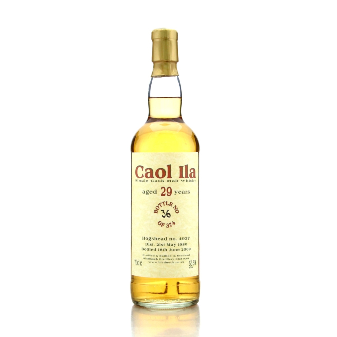Caol Ila 1980 Bladnoch Forum 29 Year Old #4937