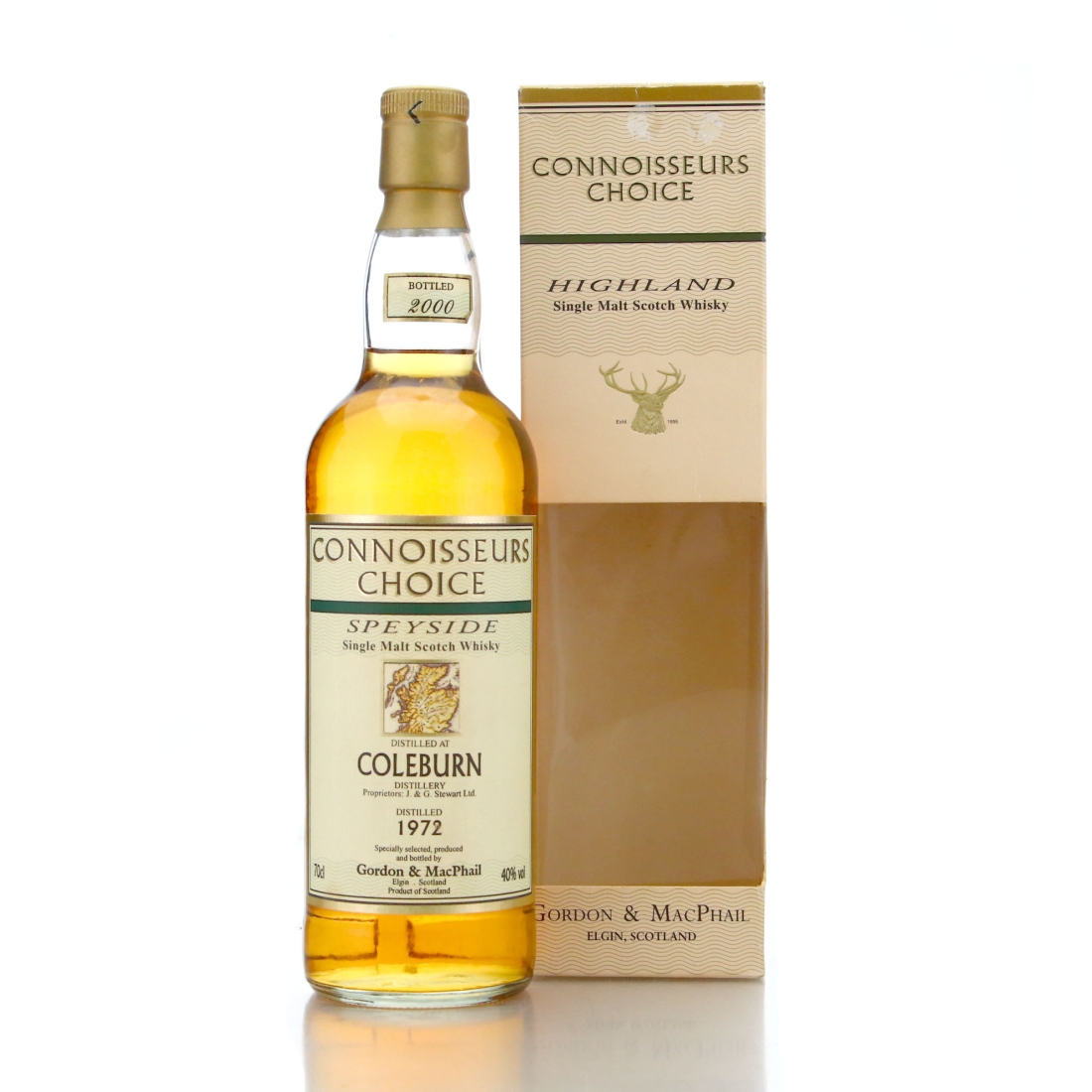 Coleburn 1972 Gordon and MacPhail bottled 2000