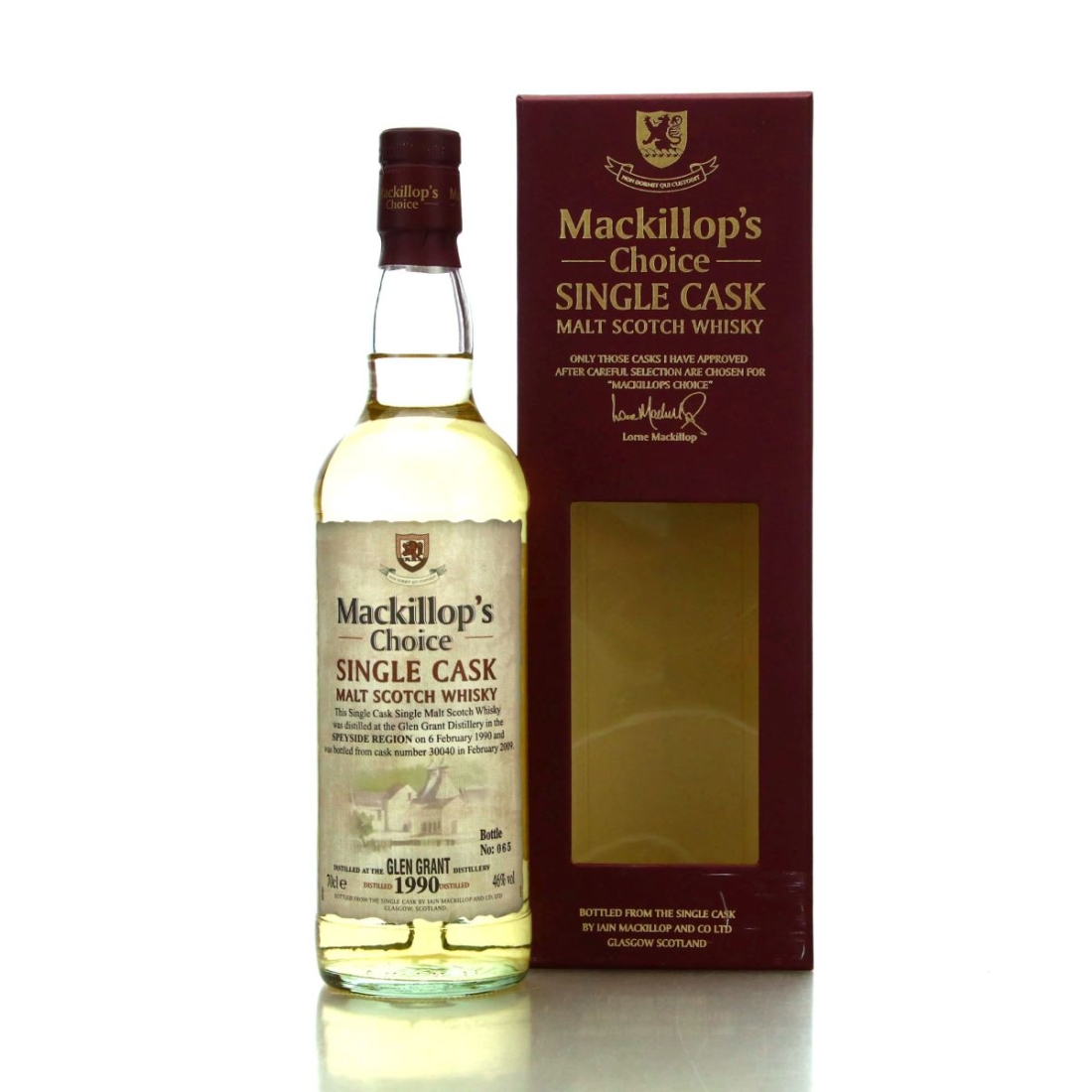 Glen Grant 1990 Mackillop's Choice #30040