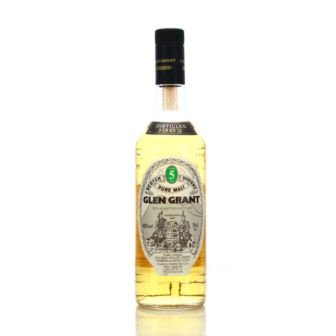 Glen Grant 1982 5 Year Old / Seagram Italia Import