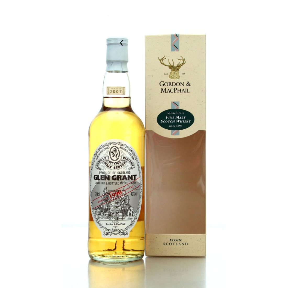 Glen Grant 1990 Gordon and MacPhail bottled 2007