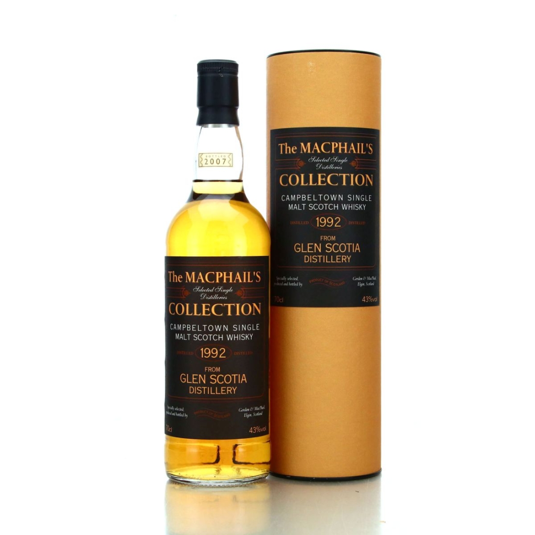Glen Scotia 1992 Gordon and MacPhail bottled 2007