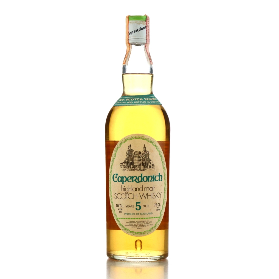 Caperdonich 5 Year Old 1970s / Giovinetti Import