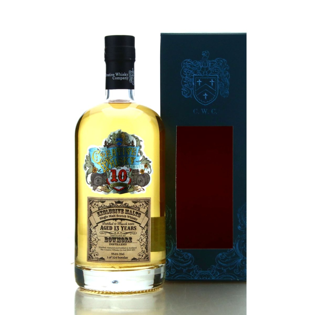 Bowmore 2002 Creative Whisky Co 13 Year Old / 10th Anniversary