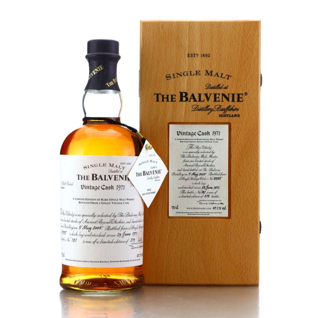 Balvenie 1971 Vintage Cask #8935