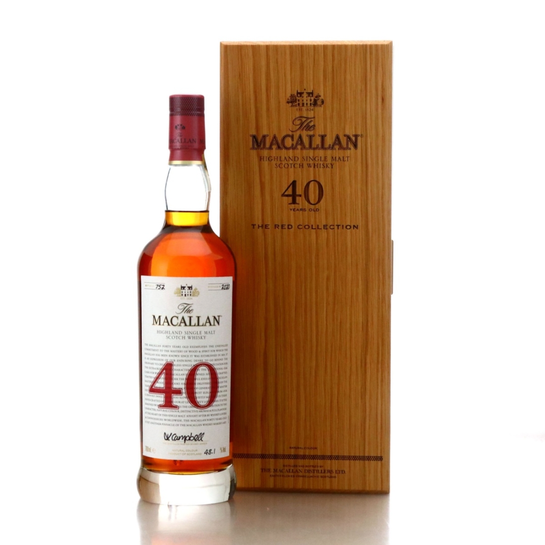 Image for Macallan 40 Year Old The Red Collection 2020 Release