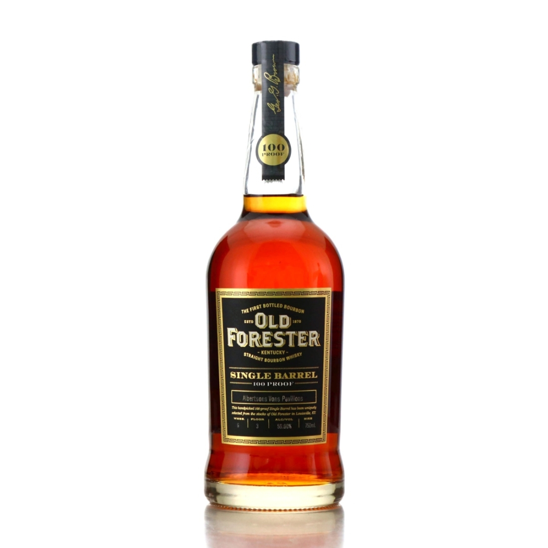 Old Forester Single Barrel / Albertsons Vons Pavillions