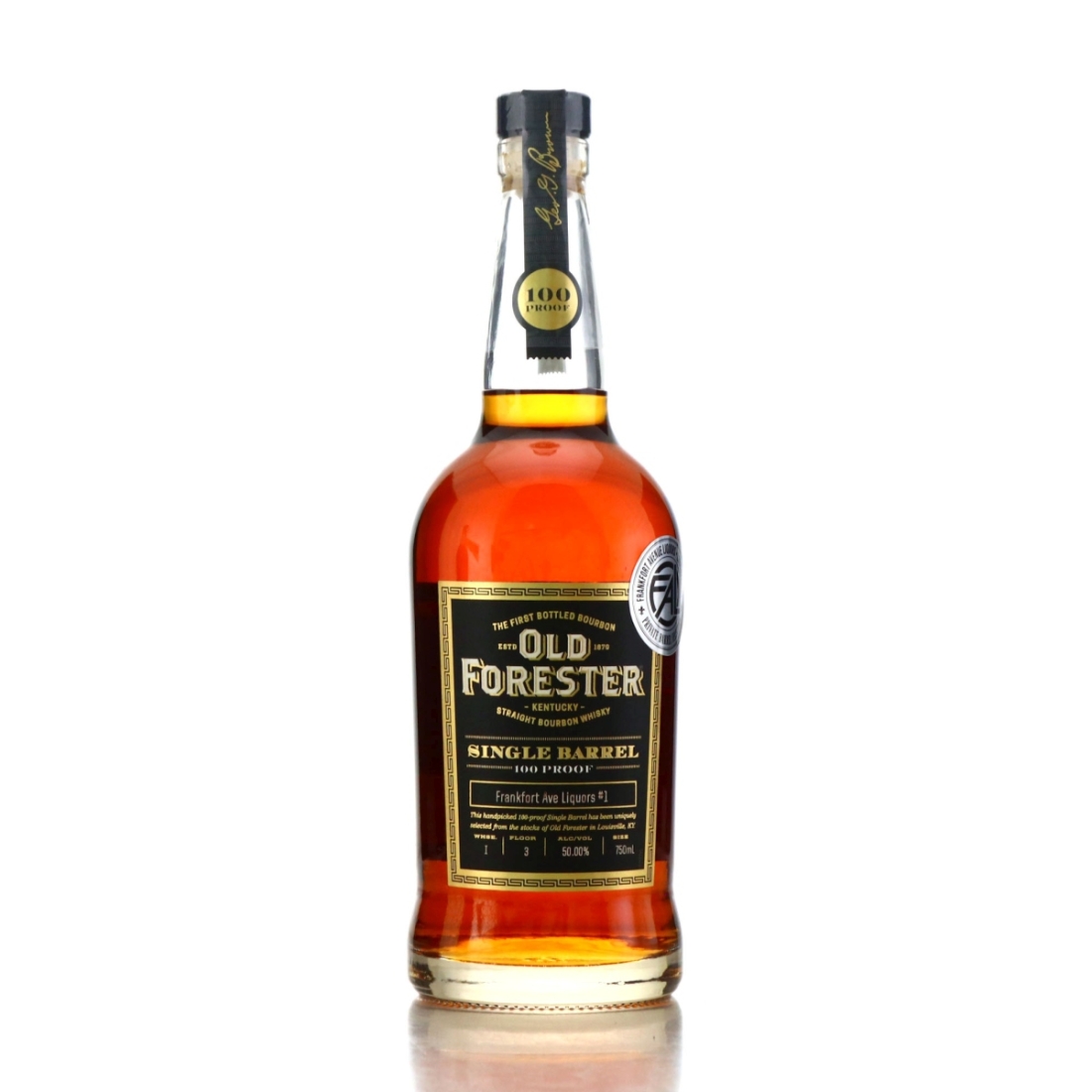 Old Forester Single Barrel 100 Proof / Frankfort Ave Liquors #1
