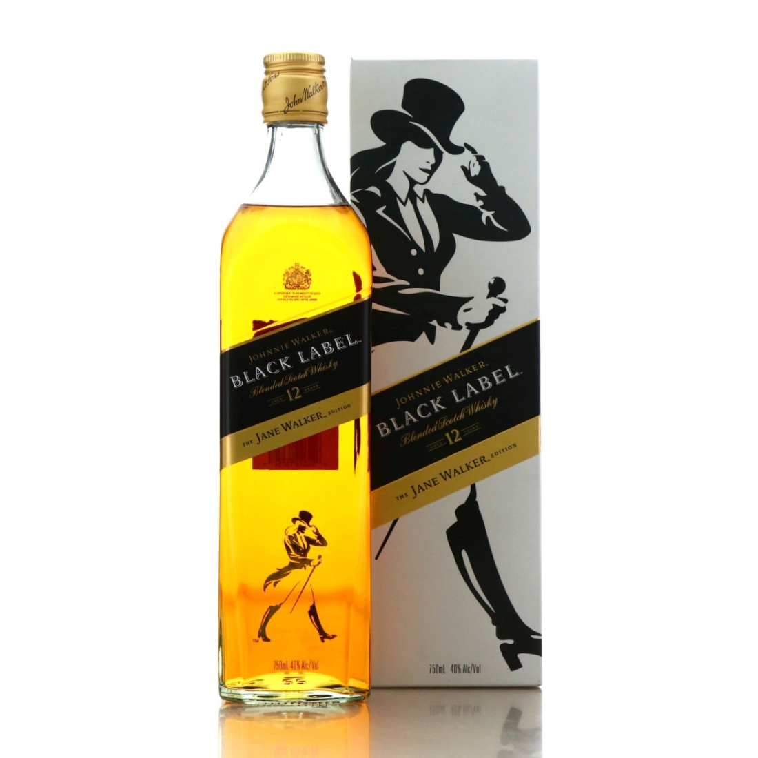 Johnnie Walker Black Label 12 Year Old Jane Walker 75cl / US Import