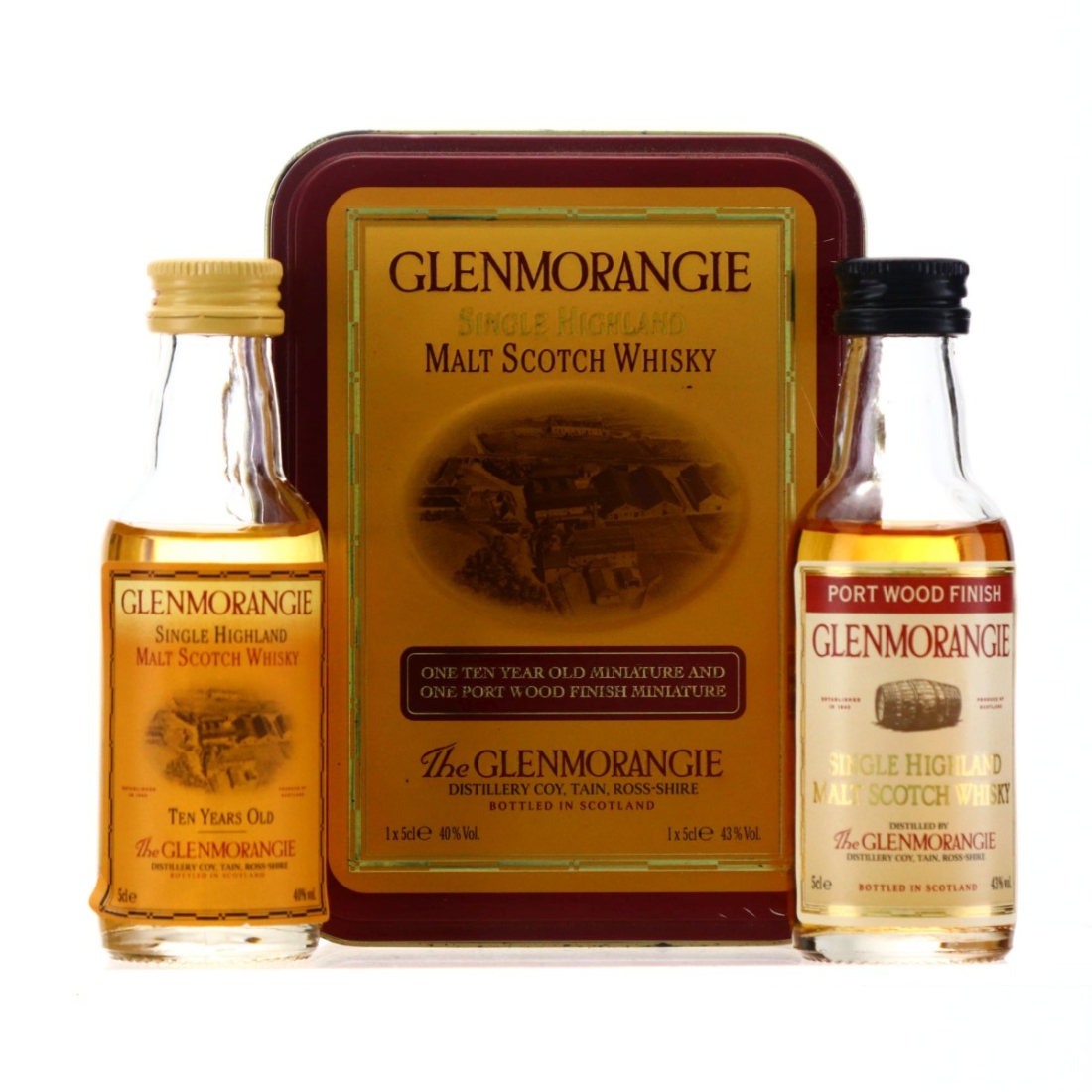 Glenmorangie Miniature Gift Pack pre-2007 2 x 5cl