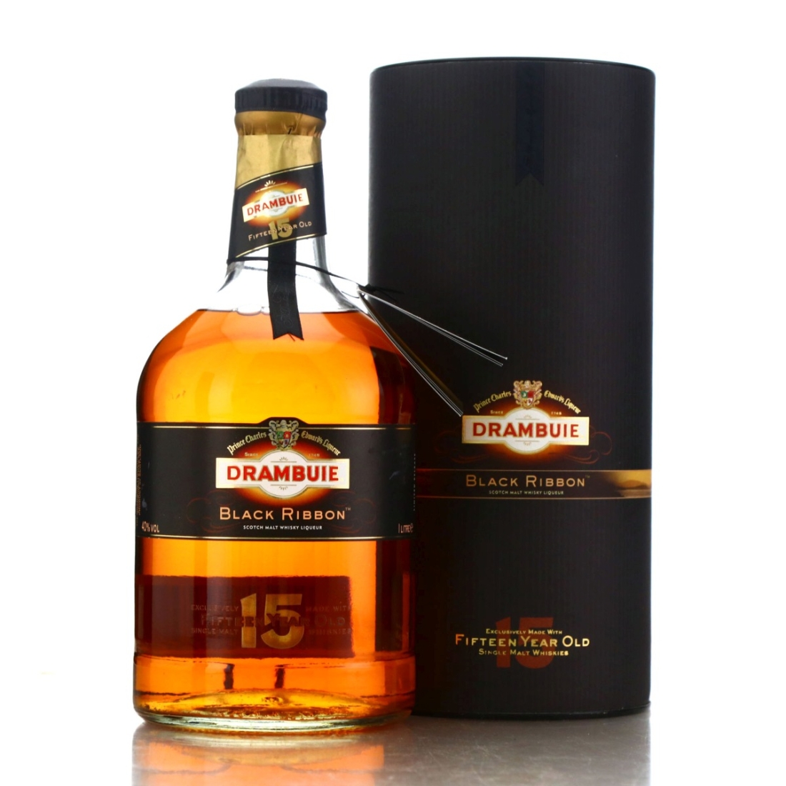 Drambuie 15 Year Old Black Ribbon Malt Whisky Liqueur 1 Litre