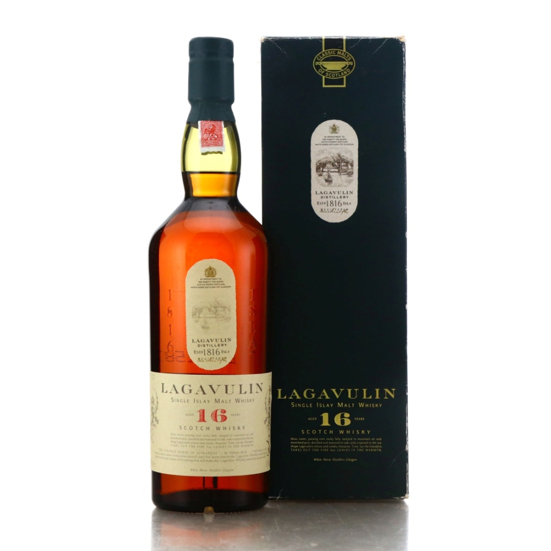 Lagavulin 16 Year Old White Horse 75cl 1990s