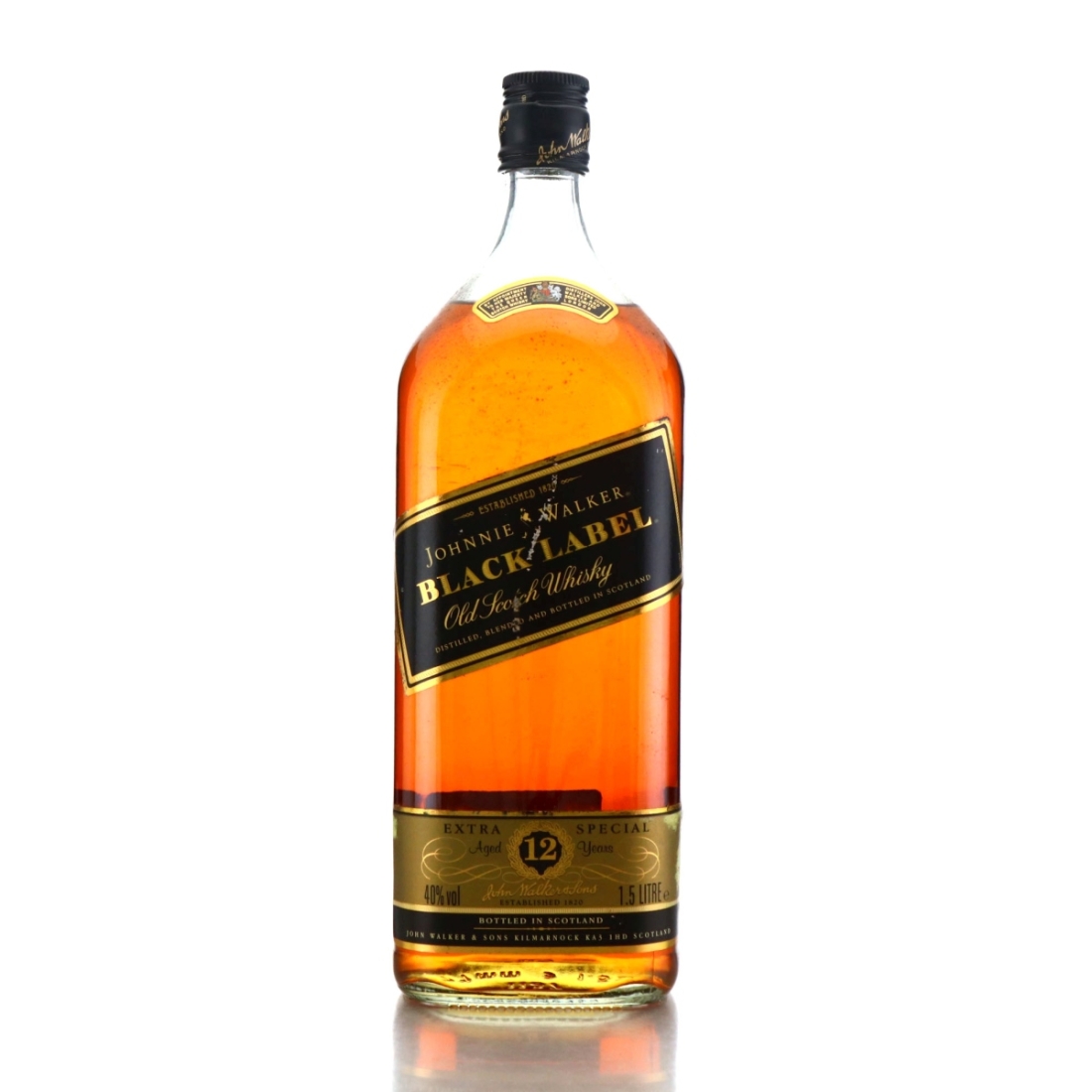 Johnnie Walker Black Label 12 Year Old 1.5 Litre 1990s