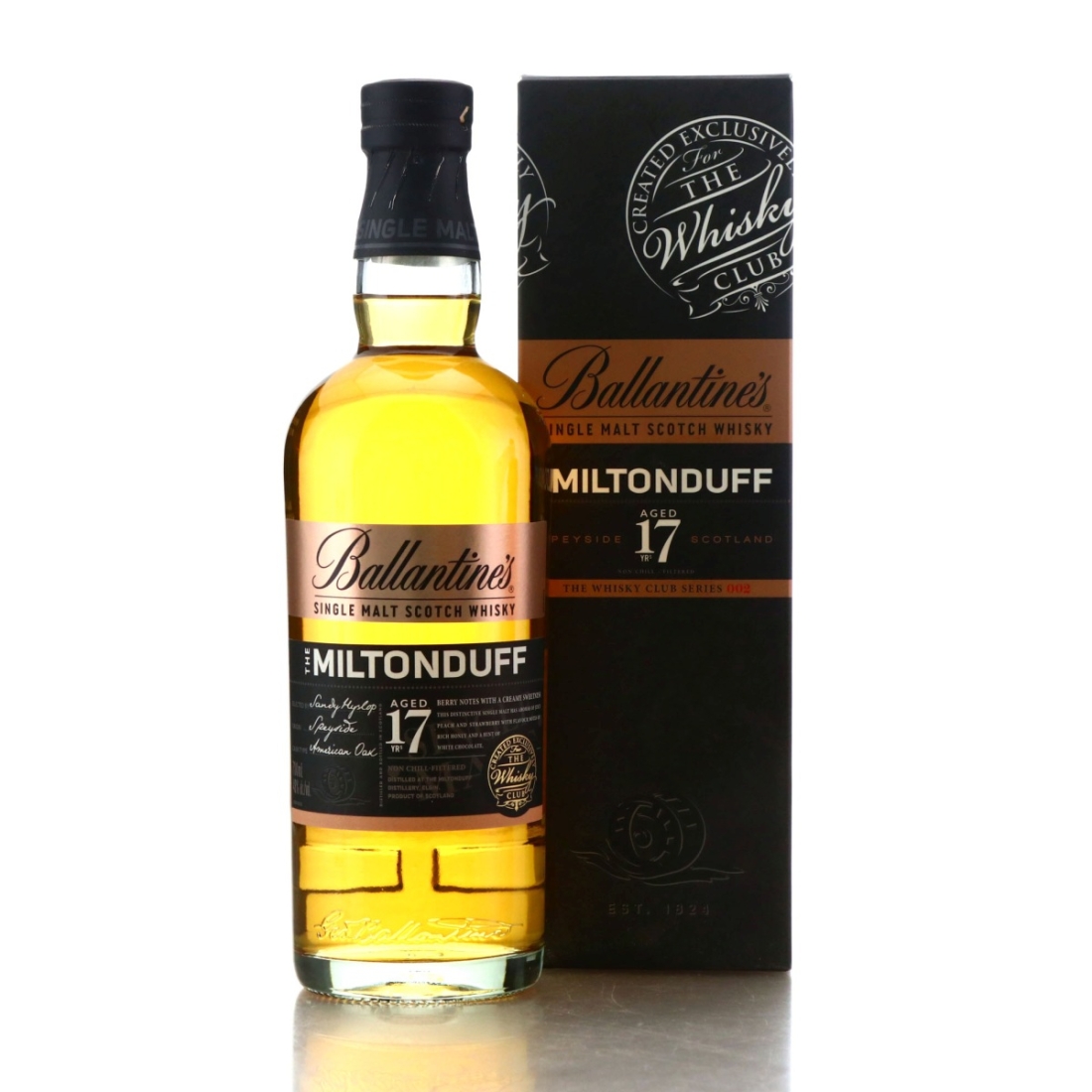 Miltonduff 17 Year Old Ballantine's / The Whisky Club