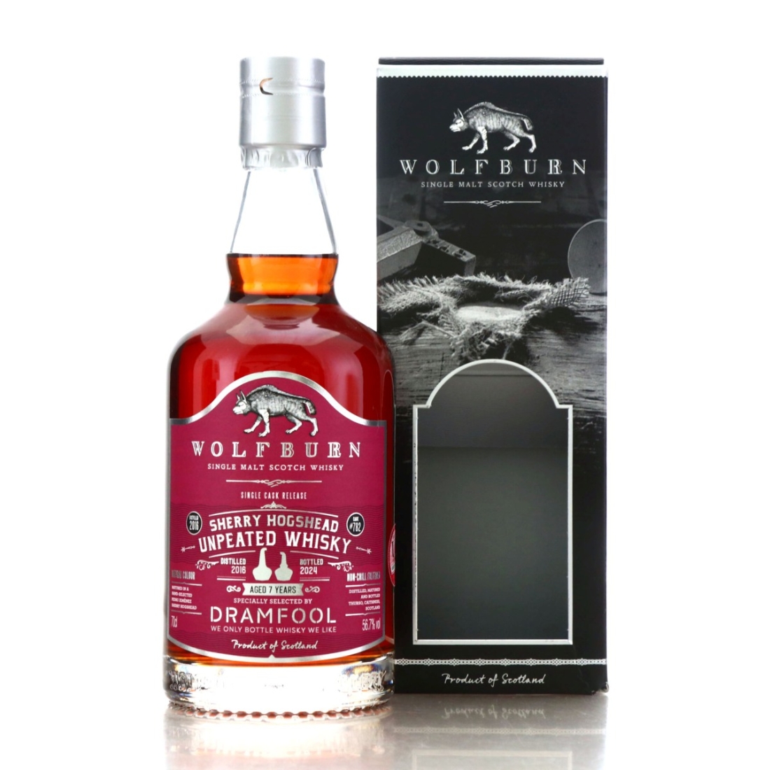 Wolfburn 2016 Single PX Cask 7 Year Old #782 / Dramfool