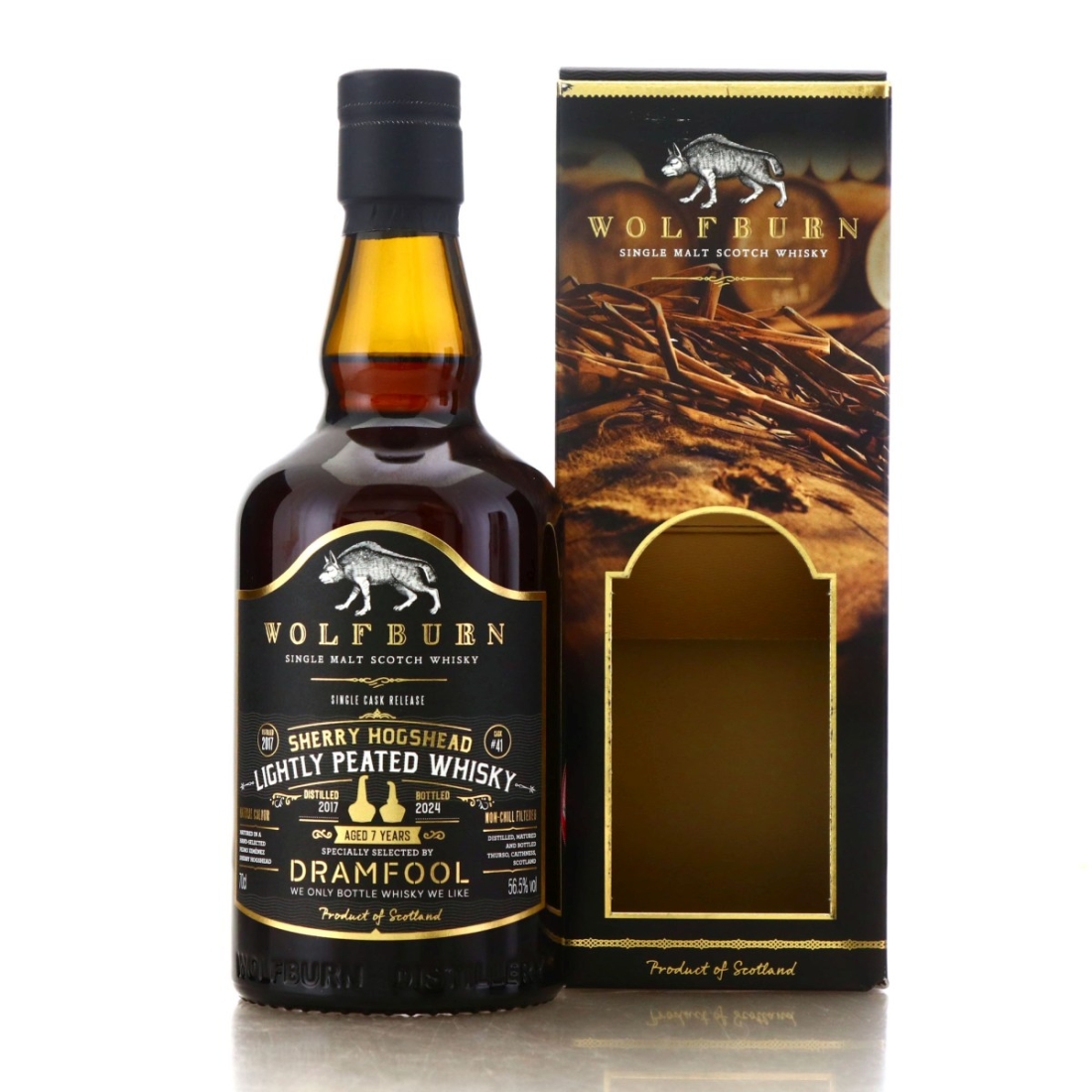Wolfburn 2017 Single PX Cask 7 Year Old #41 / Dramfool