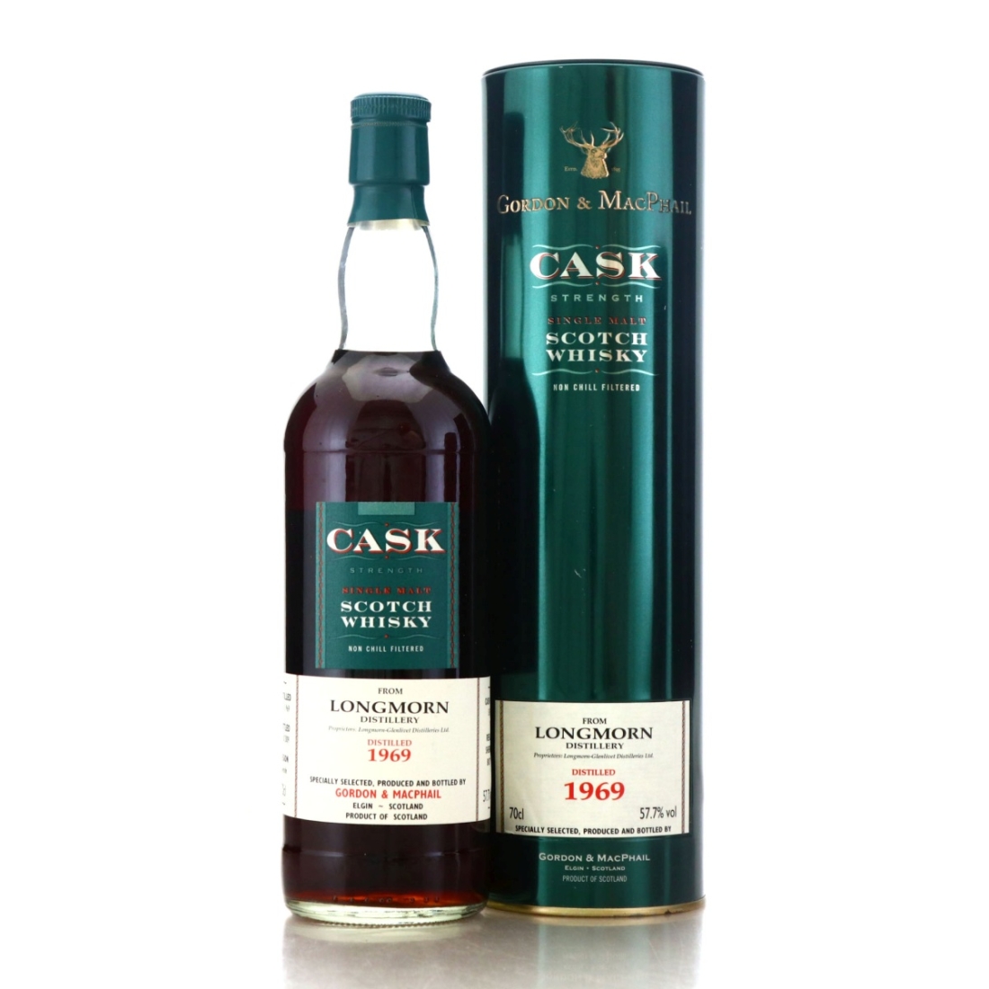 Longmorn 1969 Gordon and MacPhail Cask Strength / TWE