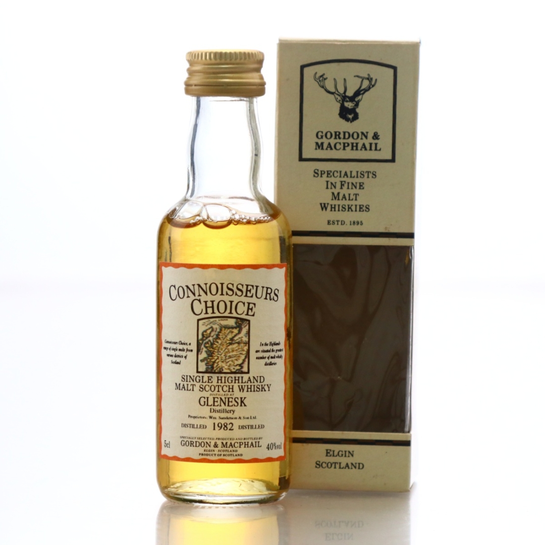 Glenesk 1982 Gordon and MacPhail Miniature