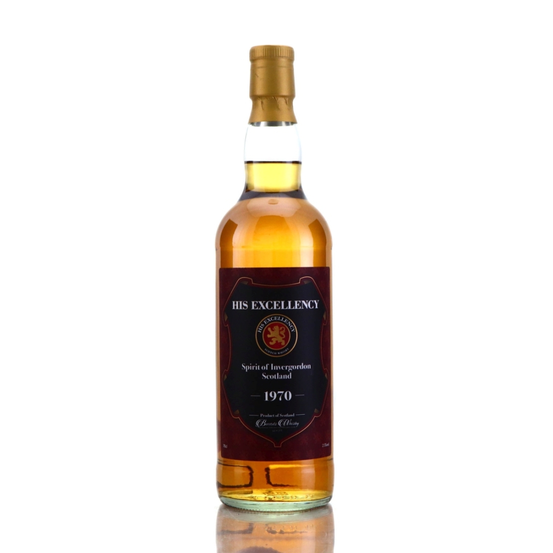 Invergordon 1970 His Excellency Spirit Drink