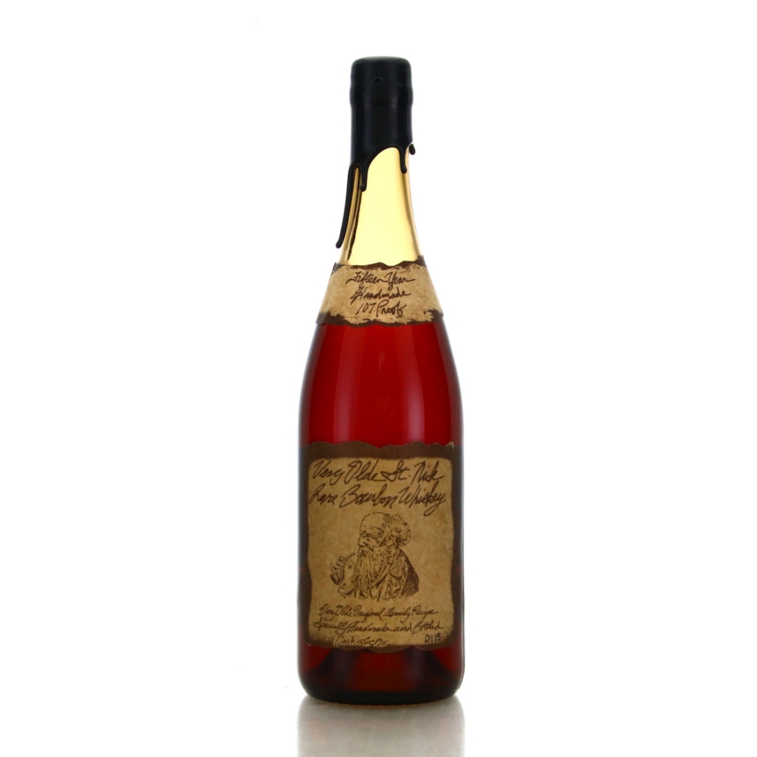 Very Olde St Nick 107 Proof Bourbon Lot #D115 / KBD 