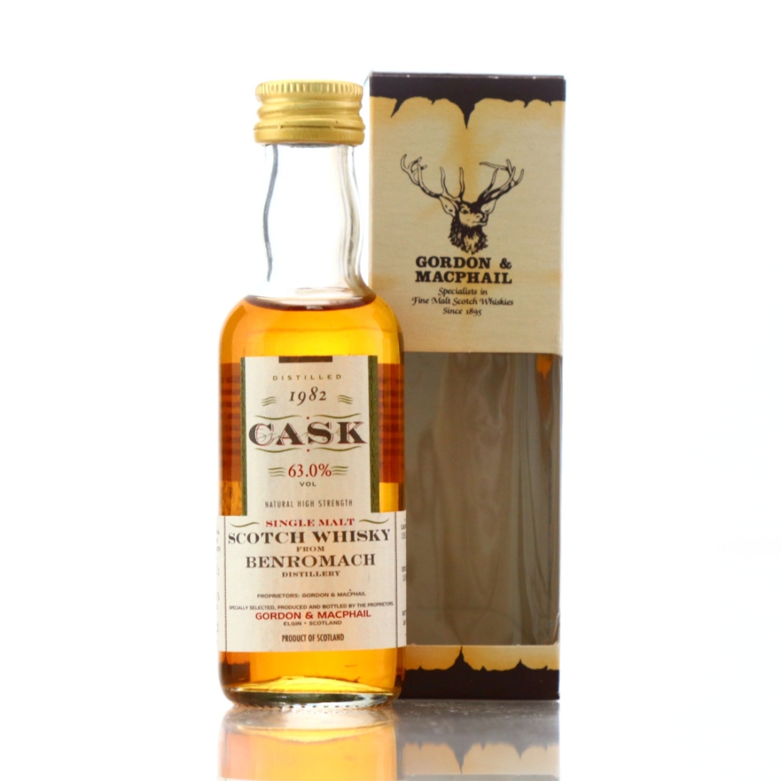 Benromach 1982 Gordon and MacPhail Cask Strength Miniature
