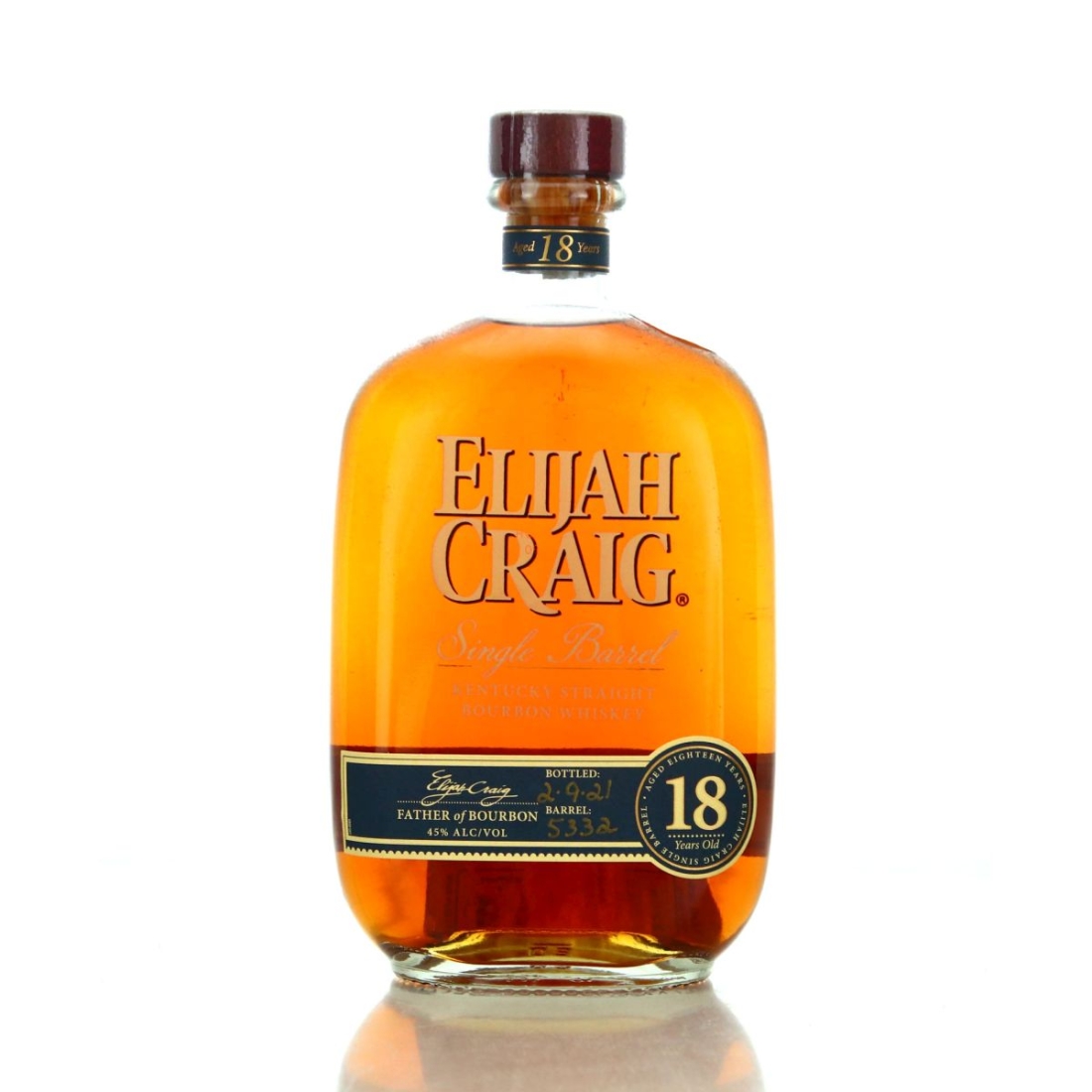 Elijah Craig 18 Year Old Single Barrel #5332