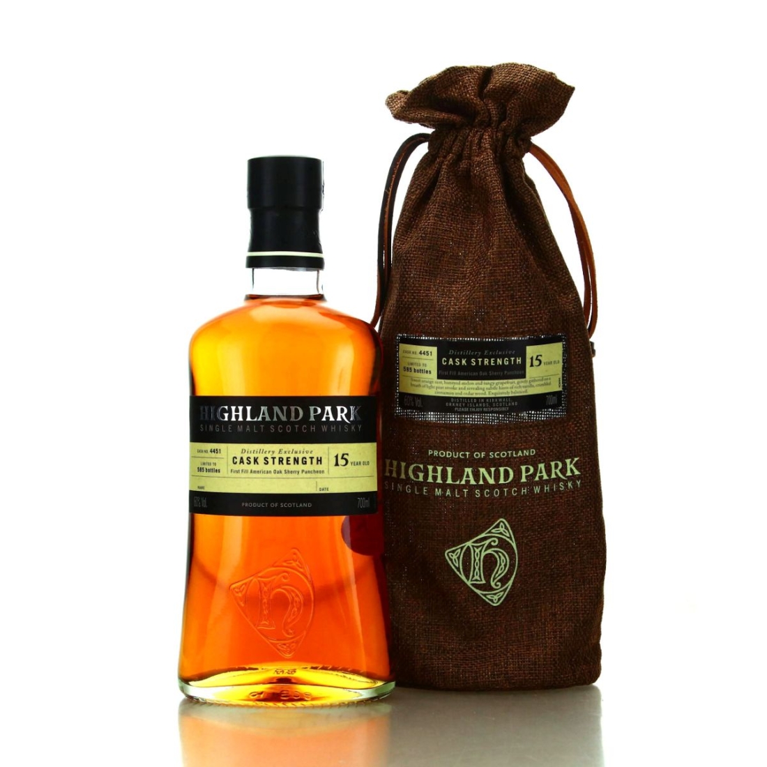 Highland Park 15 Year Old Single Sherry Cask #4451 / Distillery Shop