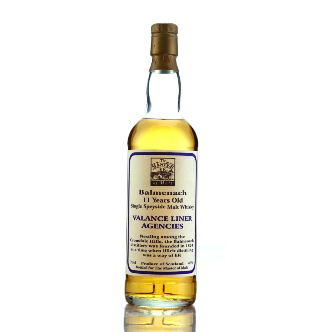 Balmenach 11 Year Old Master of Malt / Valance Liner Agencies